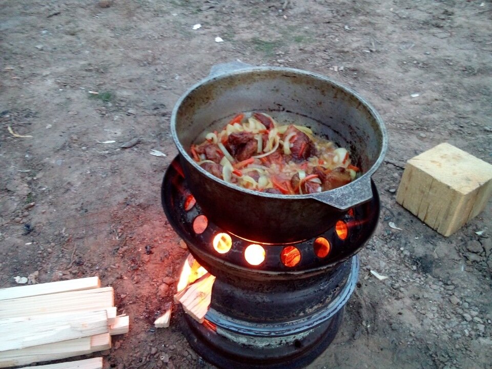 d599de2s 960 - Как сделать печь для казана из старых авто дисков